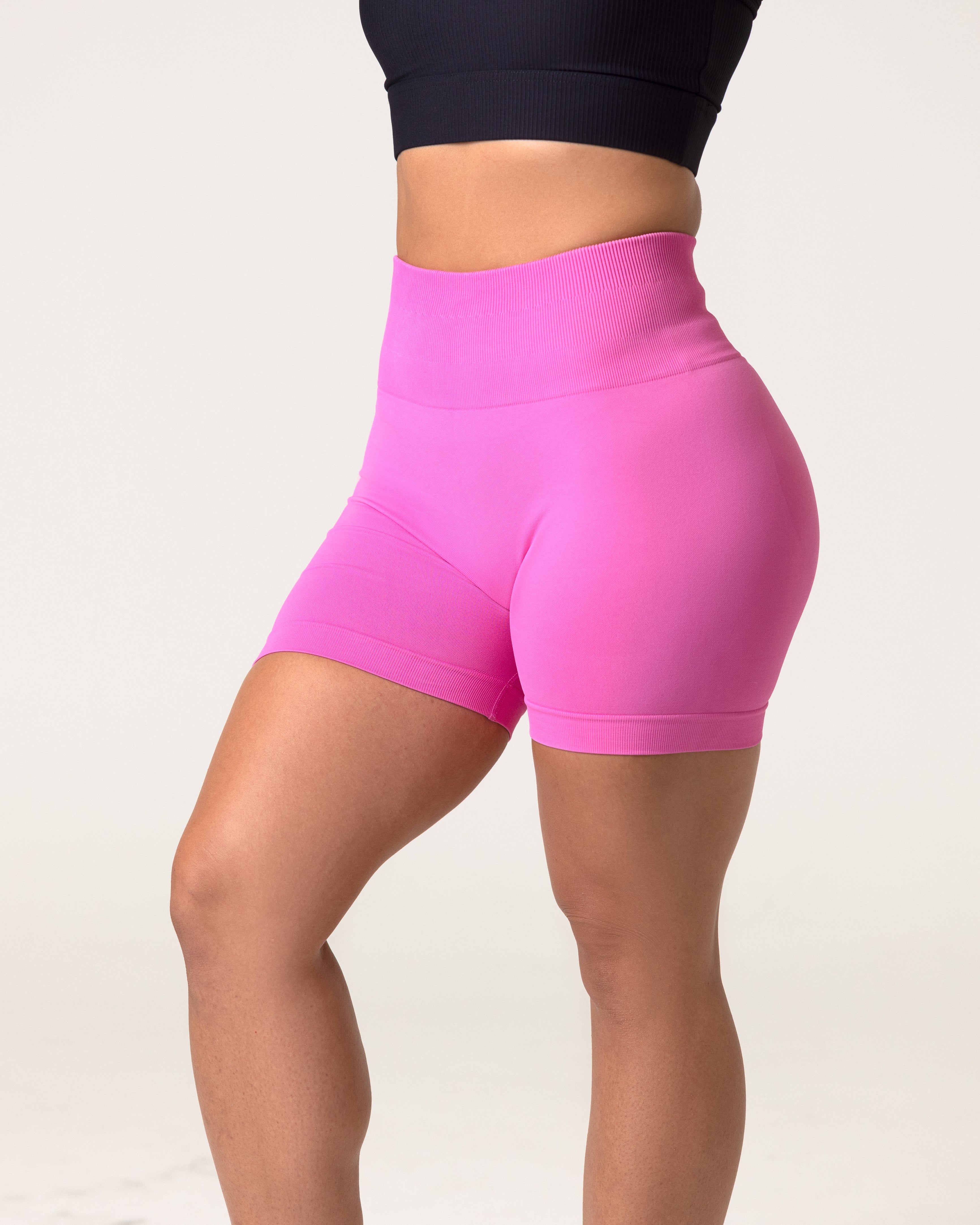 Womens Active Butt Seamless Gym Shorts With Scrunch Butt And Push